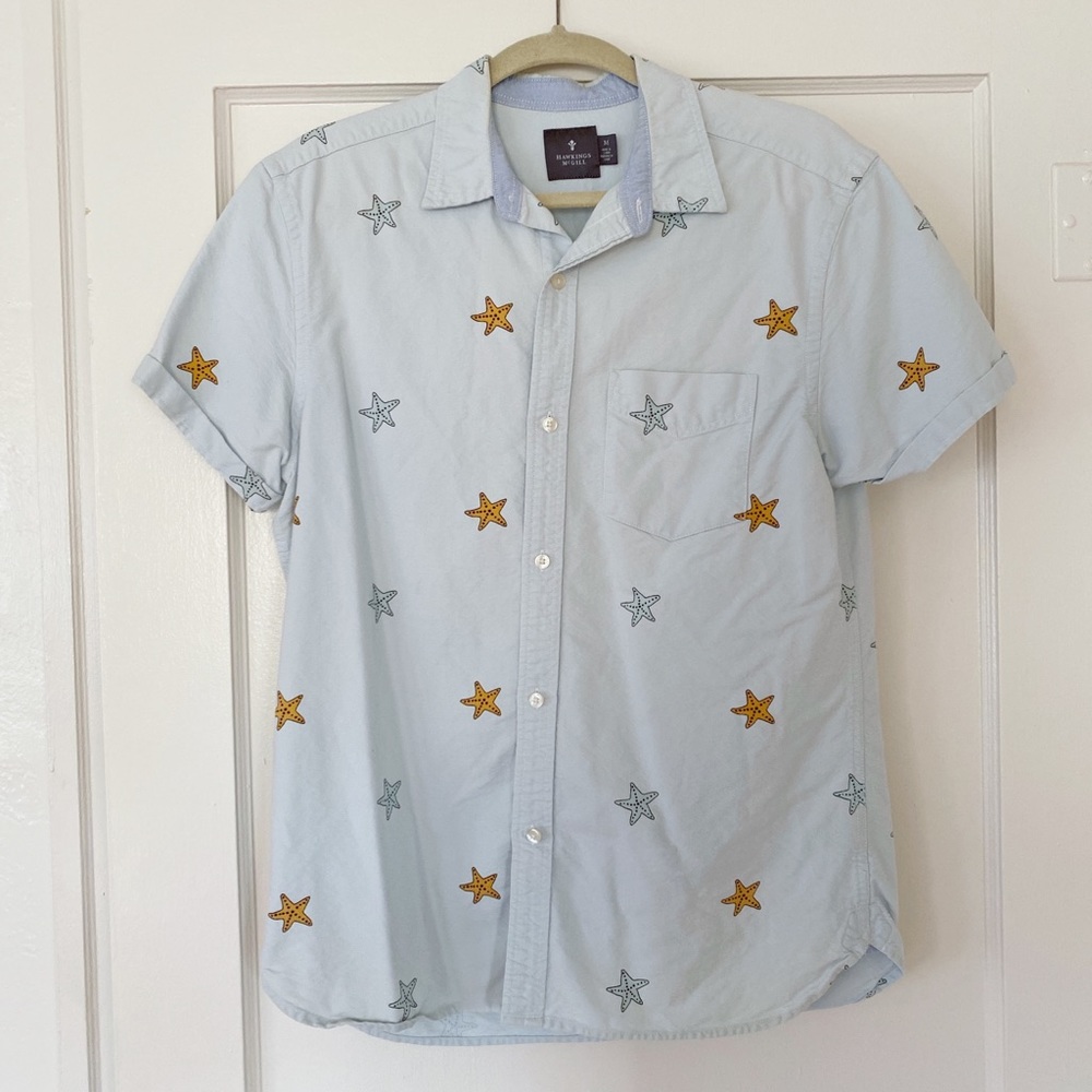 Starfish short sleeve button up